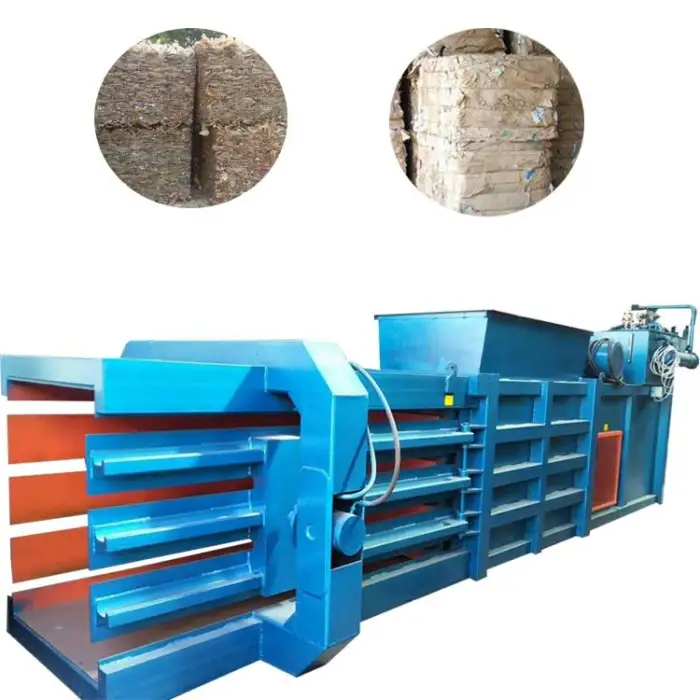 Fully Automatic Horizontal Baler for Waste Paper Cardboard Baling Machine