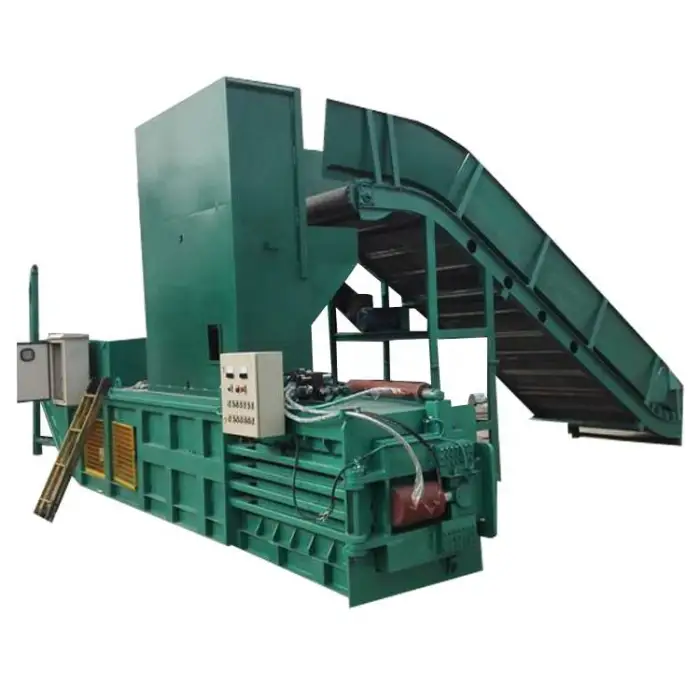 Fully Automatic Horizontal Baler for Waste Paper Cardboard Baling Machine