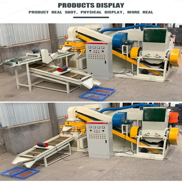 Copper Cable Grannulator White Copper Millbery Scrap Copper Wire Scrap Electric Wire Recycling Machine Manufacturers