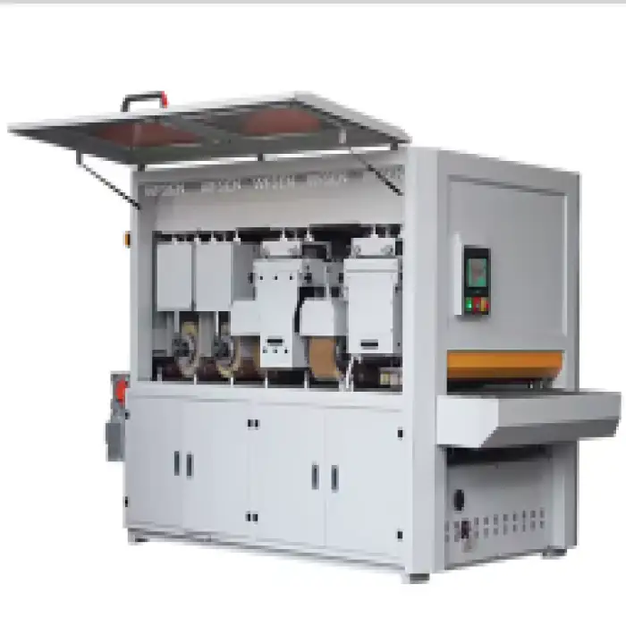 50hz CNC Electro Electric Automatic Screen Acrylic Wooden Wheel Disc Roller Drum Brush Buffing Polishing Machine