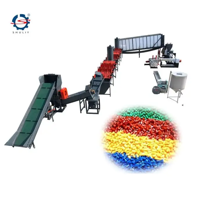 PP PE HDPE LDPE LLDPE Plastic Pelletizer Pelletizing Granules Making Granulator Machine