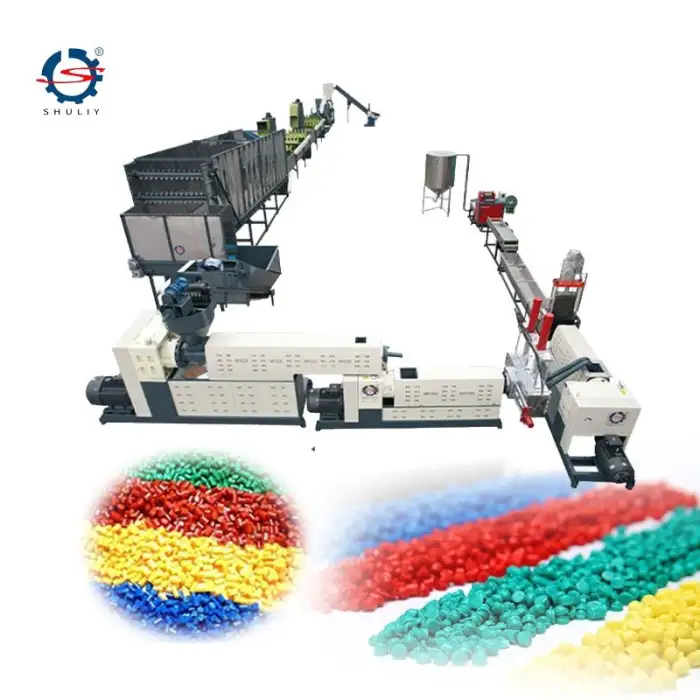 PP PE HDPE LDPE LLDPE Plastic Pelletizer Pelletizing Granules Making Granulator Machine