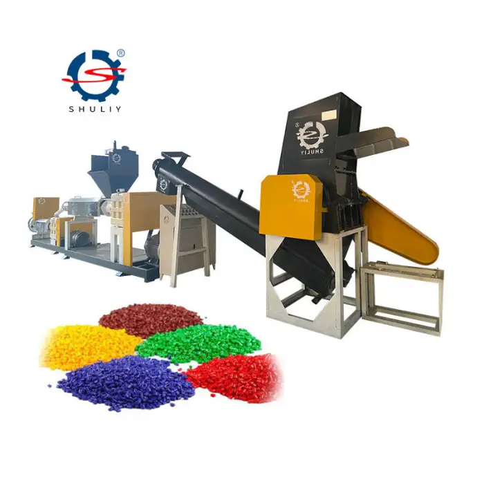 PE PET PP PVC Wasted Plastic Used Bottle Film Recycling Crusher Crushing and Washing Machines Shredder