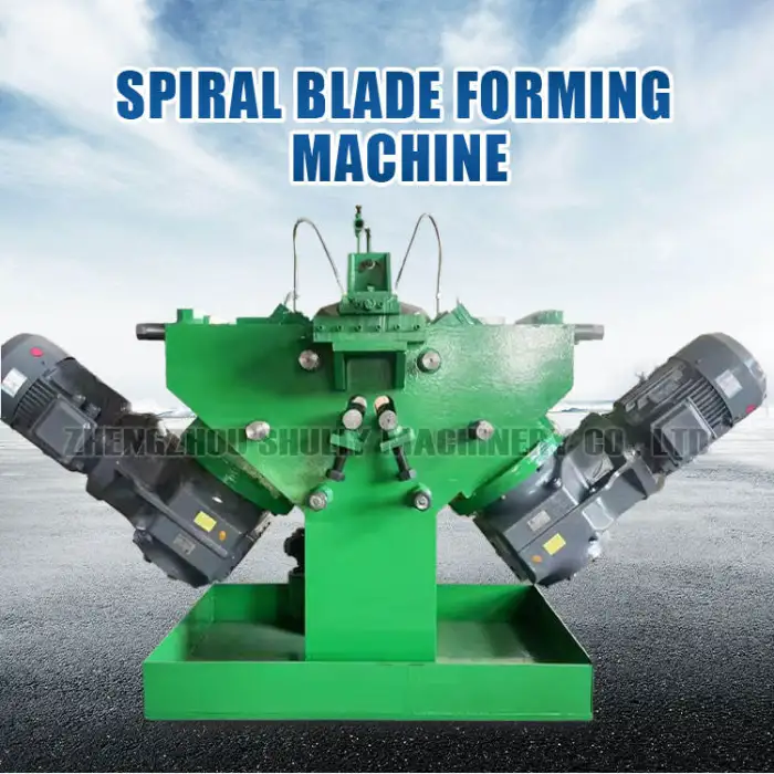 Continuous Spiral Screw Blade Auger Flight Cold Rolling Forming Machine for Conveyor