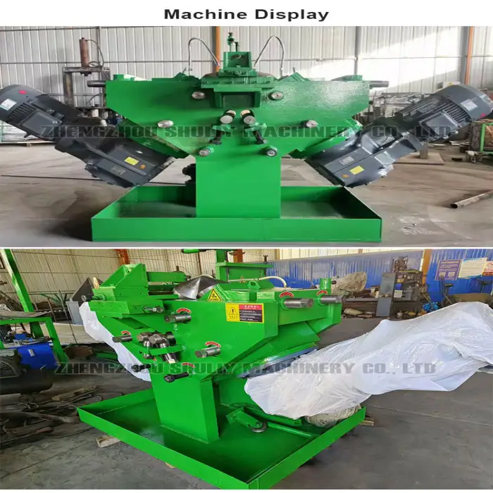 Continuous Spiral Screw Blade Auger Flight Cold Rolling Forming Machine for Conveyor