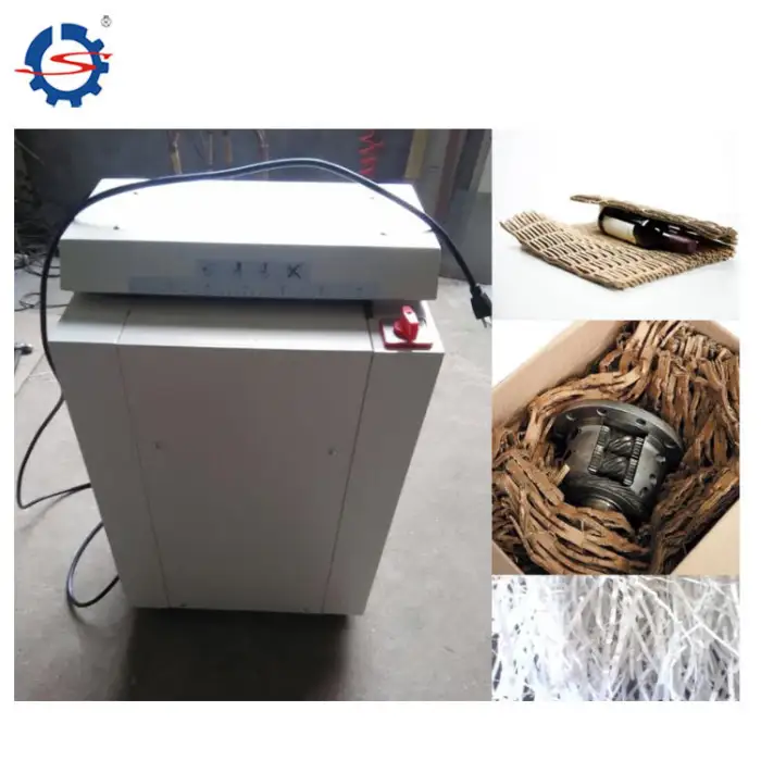 High Efficiency Crinkle Waste Paper Shredder