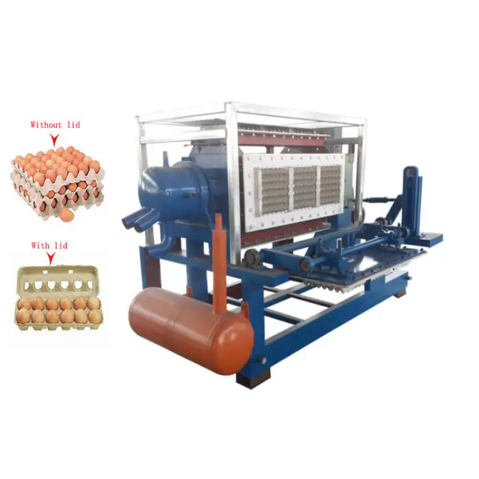 Automatic Egg Box Machine Environmentally Friendly Waste Pulp Paper Recycle Line Egg Tray Making Machine