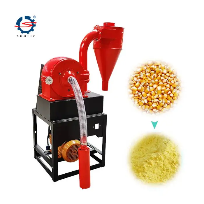 Corn Grinder Grinding Machinery Corn Grinding Milling Machine Grain Product Making Machines Corn Wheat Crusher Flour Mill