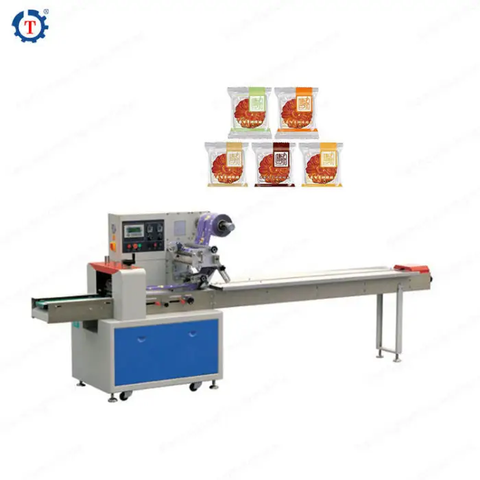 Fresh Fruit and Vegetable Tray Automatic Pillow Packing Machine with Print Date