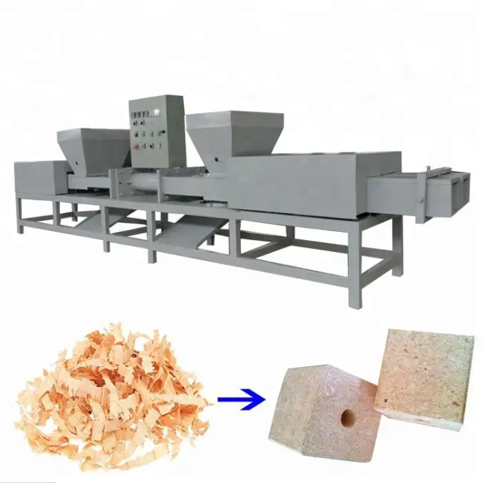 Wood Sawdust Board Making Machine High Compressed Wood Block Press Machine Sawdust Block Compress Machine