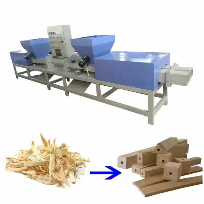 Wood Sawdust Board Making Machine High Compressed Wood Block Press Machine Sawdust Block Compress Machine