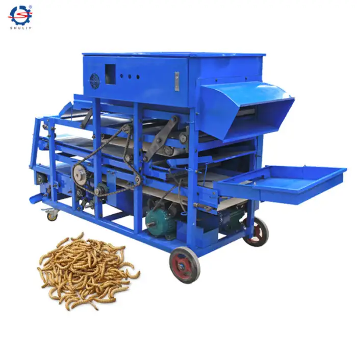 High Efficiency Mealworm Barley Worm Separator Yellow Mealworm Screening Machine