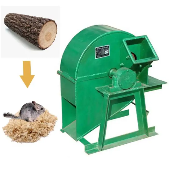 Sawdust Portable Hammer Mill Crusher Wood Shredder Biomass Shredding Machine