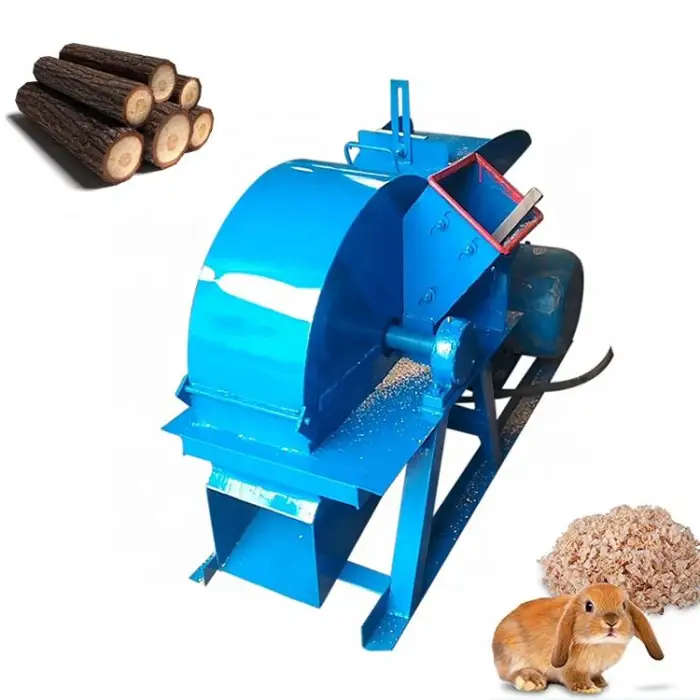 Sawdust Portable Hammer Mill Crusher Wood Shredder Biomass Shredding Machine