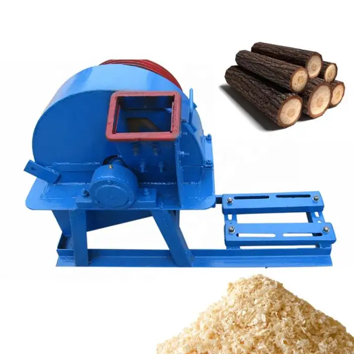 Sawdust Portable Hammer Mill Crusher Wood Shredder Biomass Shredding Machine