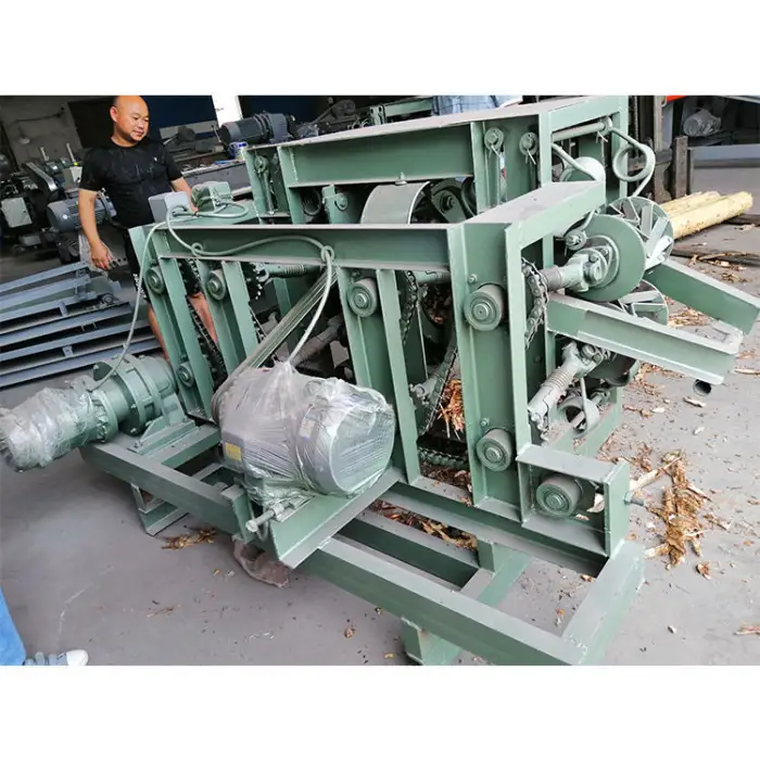 Automatic Round Wood Log Veneer Peeling Machine Wood Log Debarking Machine Wood Peeling Machine