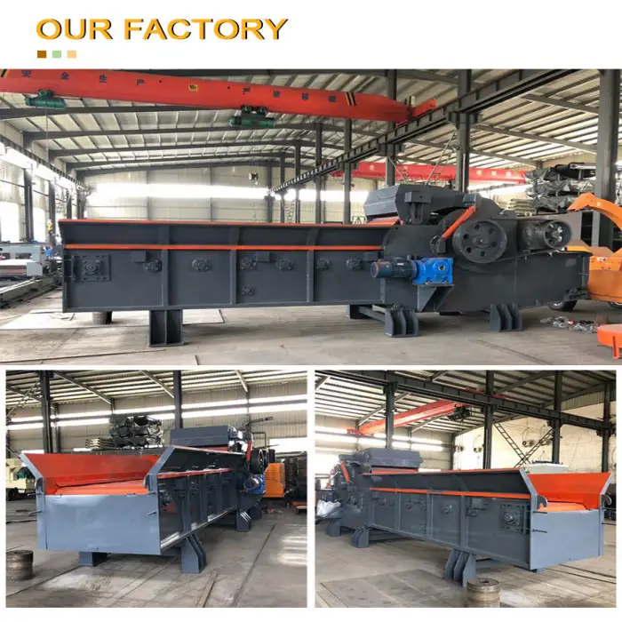 Comprehensive Wood Crusher Waste Furniture Wooden Pallet Crusher Board Chain Crusher