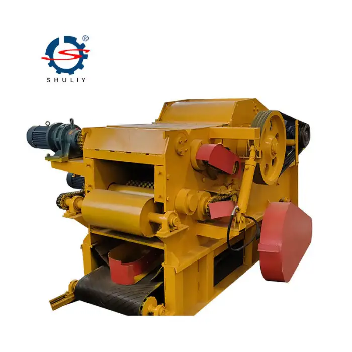 Drum Wood Chipper Wood Crusher Mill Horizontal Wood Grinder