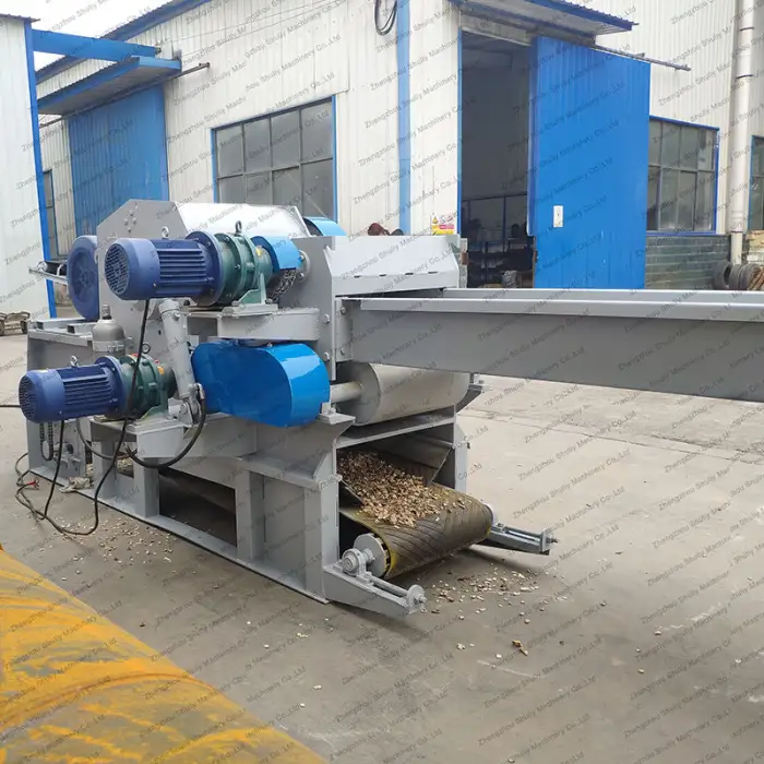 Drum Wood Chipper Wood Crusher Mill Horizontal Wood Grinder