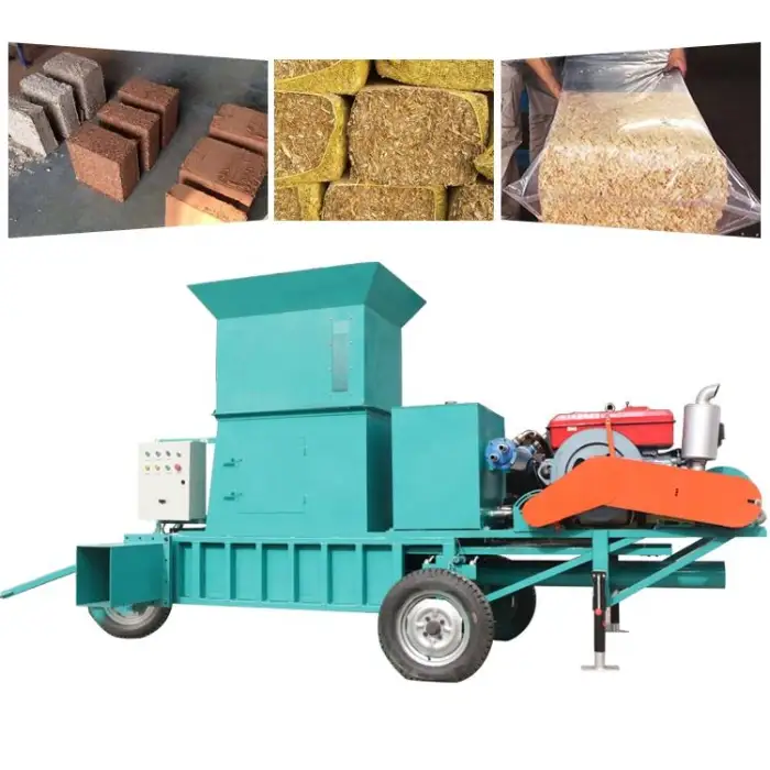 Shuliy Mini Forage Baler for hay Wood Chip Baler Machine