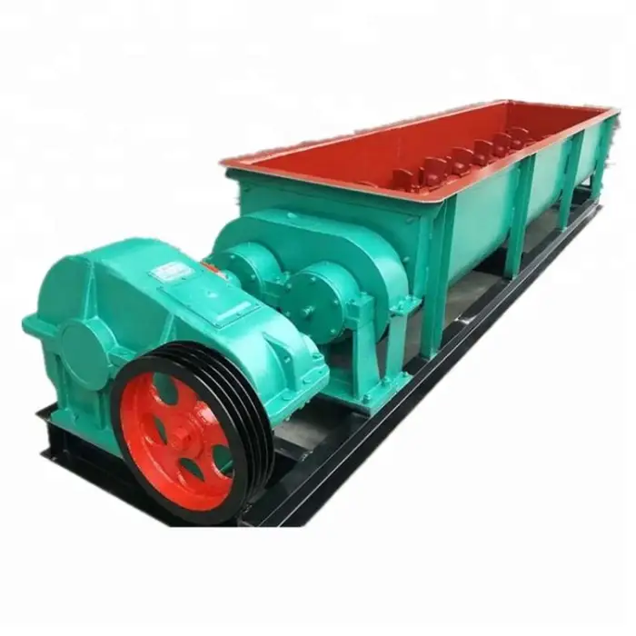 High Efficient Double Shaft Paddle Feed Mixer/twin Shaft Concrete Mixer With ISO & CE