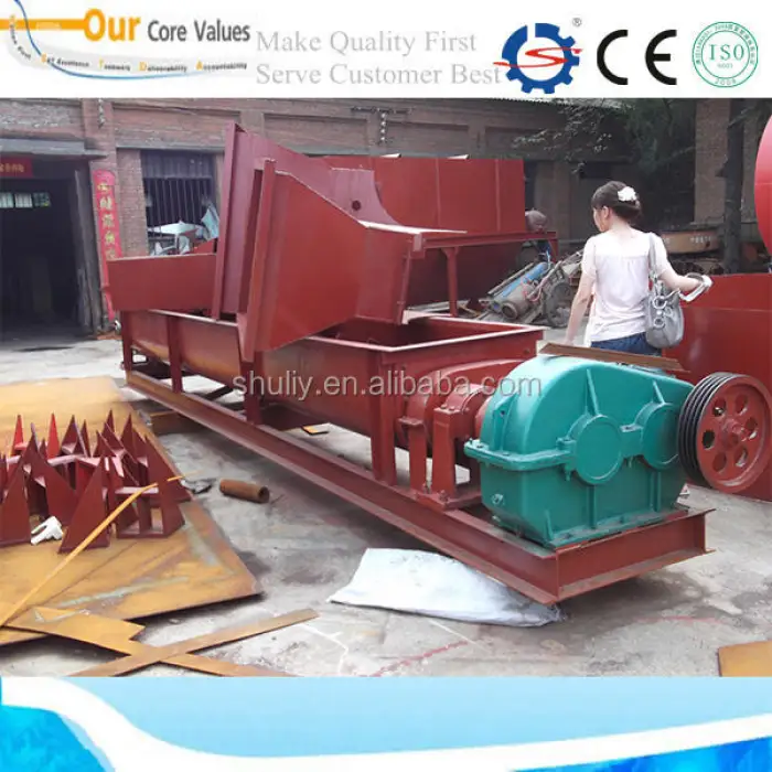 High Efficient Double Shaft Paddle Feed Mixer/twin Shaft Concrete Mixer With ISO & CE