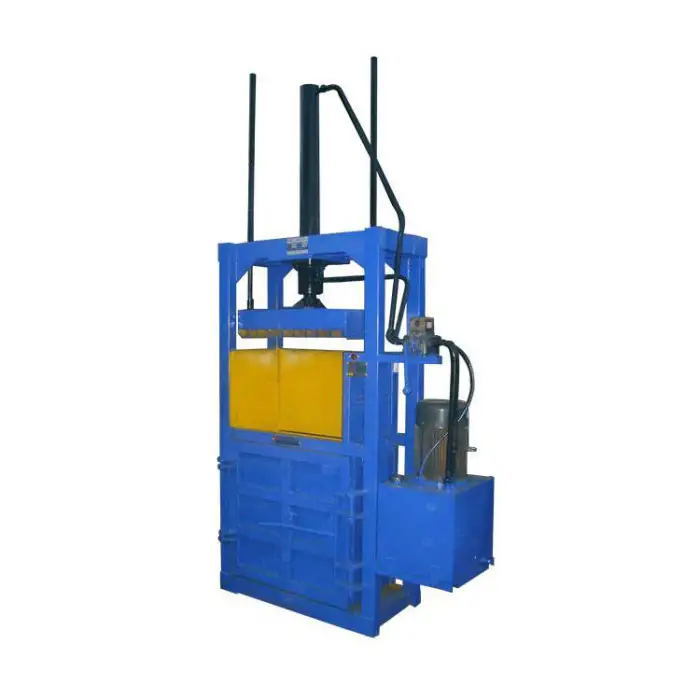 Hydraulic Vertical Rice Husk Baling Machine Wheat Straw Pressing Machine