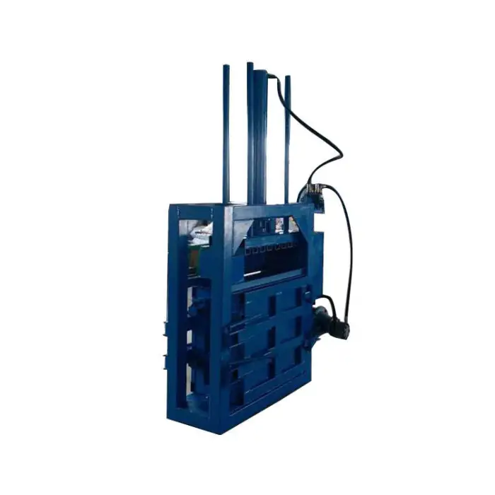 Hydraulic Vertical Rice Husk Baling Machine Wheat Straw Pressing Machine