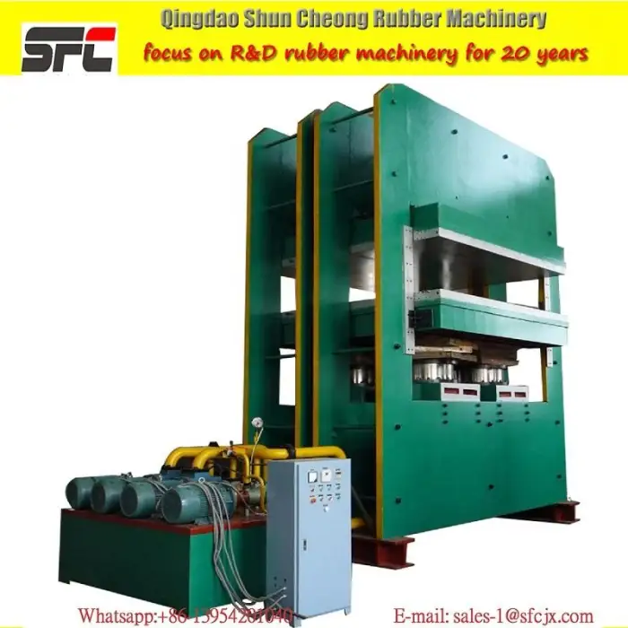 Frame Type Hydraulic Platen Rubber Vulcanizing Press Machine for Rubber Parts