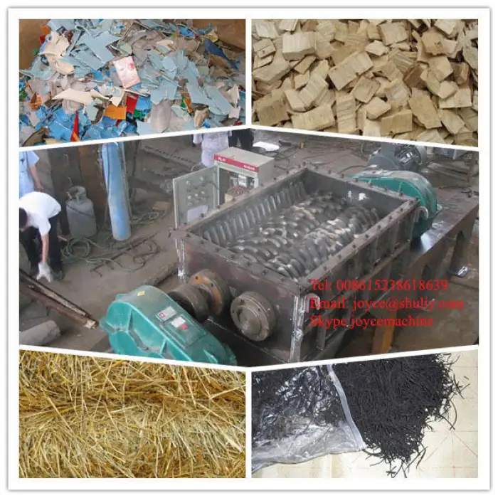 Double Shaft Wood Pallet Shredder for Sale/ Industrial Wood Shredder Price/wood Chip Shredder