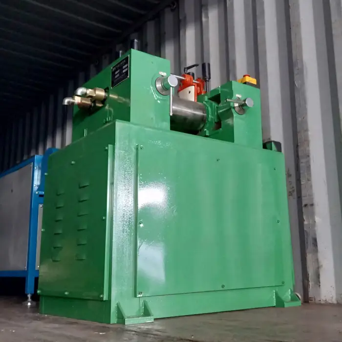 Lab Rubber Two Roll Mill / Rubber Open Mixing Mill with Two Rolls for Lab