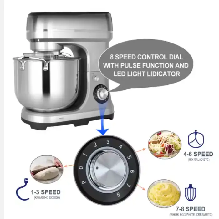 Kitchen11L Automatic Electric Cake Mixer Accessories Head Steel Stainless Stand Mixer