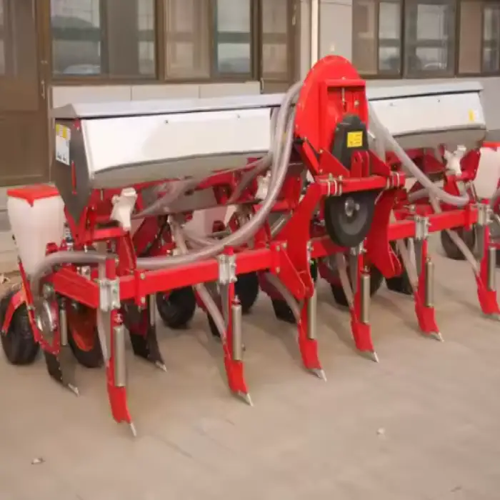 Cotton Planter Tomatoe air Suction Corn 4 Rows Seeder