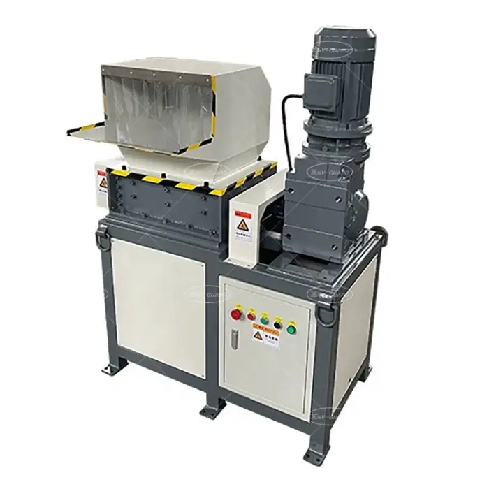 Single Motor Double Shaft Kitchen Waste Shredder Mini Double Shaft Shredder