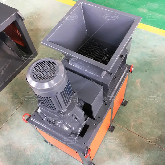 Single Motor Double Shaft Kitchen Waste Shredder Mini Double Shaft Shredder