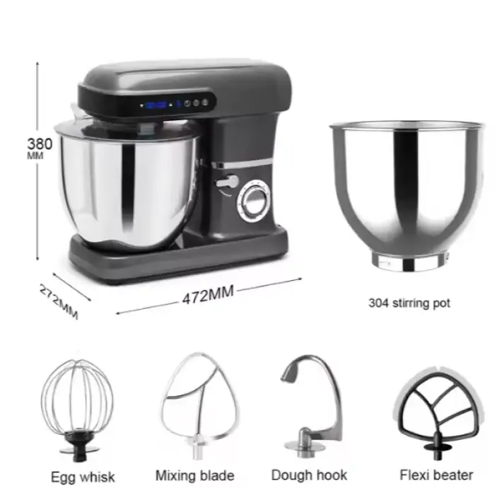 Household Stand Mixer High Power Capacity 2200W 10L Cake Bread Dough Mixer Planetary Electric Home Kitchen Appliance Food Mixer