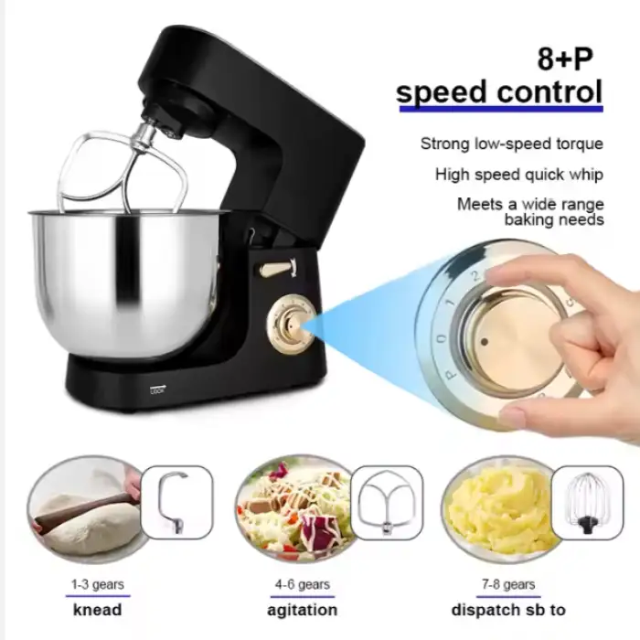 Home Stand Mixer 1800W 8L Cake Bread Dough Mixer Planetary Electric Food Mixer