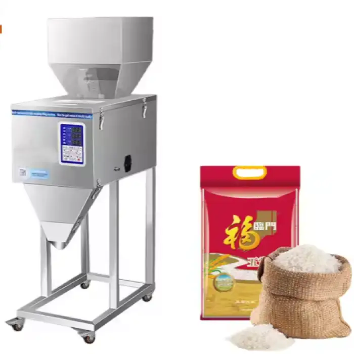 Wholesale Semi-automatic Particle Peanut Granule Rice Nuts Vertical Coffee Milk Powder Weighing Packing Filling Machine for Sale