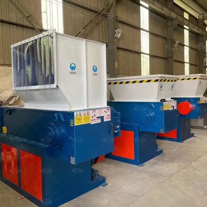 Single Shaft Shredder Machine PP PE PVC Hard Pipe Shredder Waste Plastic Shredding Machine