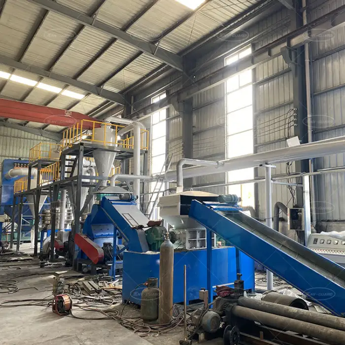 Scrap Lithium Ion Battery Packs Crushing Machine Black Powder Recycling Machine Full-Auto Waste EV Lithium Battery Recycle Plant