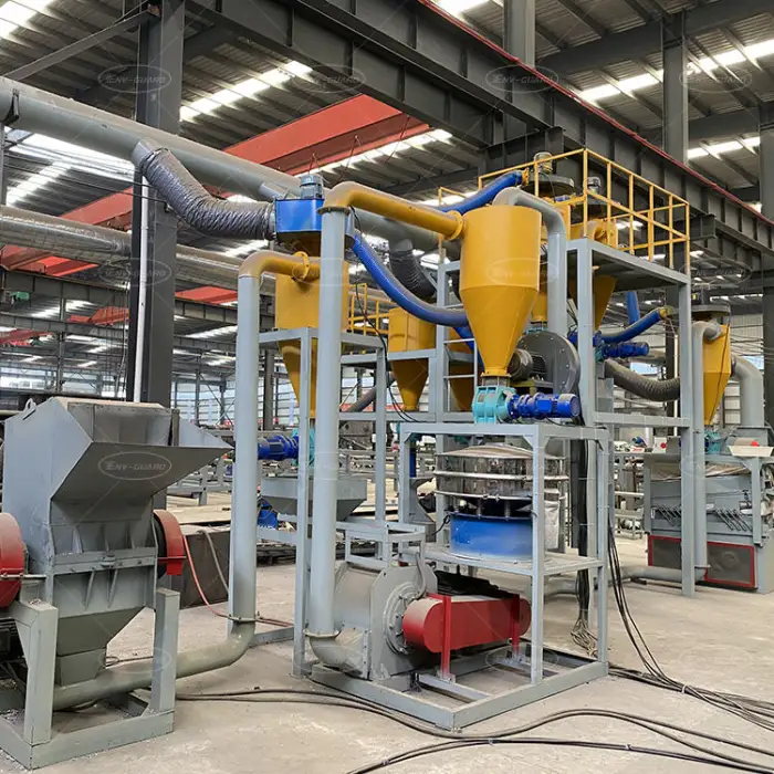 Scrap Lithium Ion Battery Packs Crushing Machine Black Powder Recycling Machine Full-Auto Waste EV Lithium Battery Recycle Plant