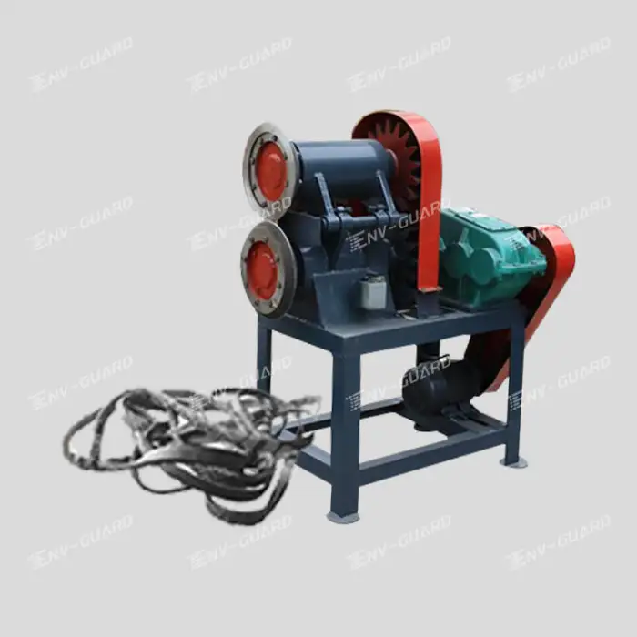 Waste Rubber Tyre Recycling Tire Rubber Strip Cutting Machine