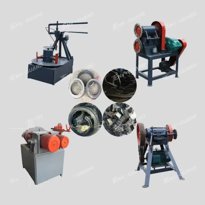 Waste Rubber Tyre Recycling Tire Rubber Strip Cutting Machine