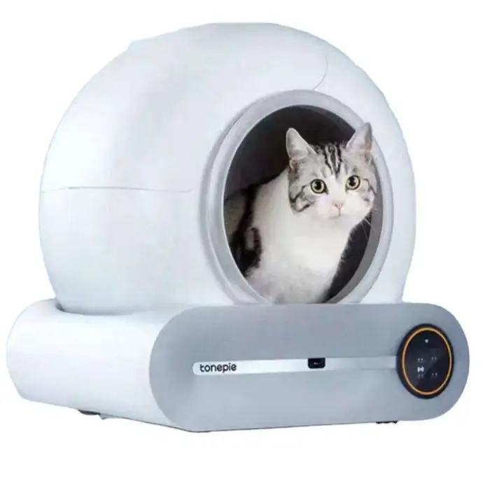 TI PRO WiFi Controlled Smart Cat Toilet Electric Self-Cleaning Automatic Litter Box