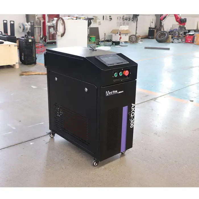 AccTek Pulse Laser System Cleaning  for Wooden Case 100W 200W 300W 500W Laser Cleaning Machine