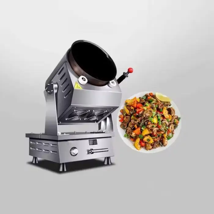 Restaurant Automatic Electric Fried Rice Wok Intelligent Stir Fry Cooking Robot Chinese Food Wok Restaurant