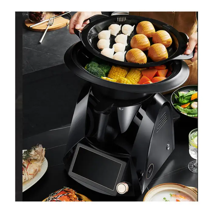 Multifunction Intelligent Automatic Stir Fry Machine High Quality Thermomixer Food Processor Cooking Robot