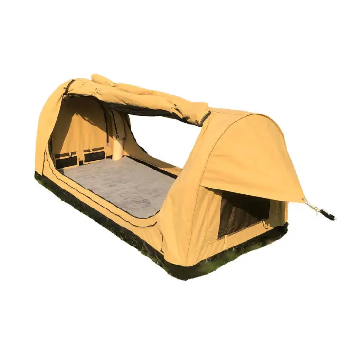 Outdoor Camping Custom Waterproof Inflatable Camping Double Canvas Swag Tent