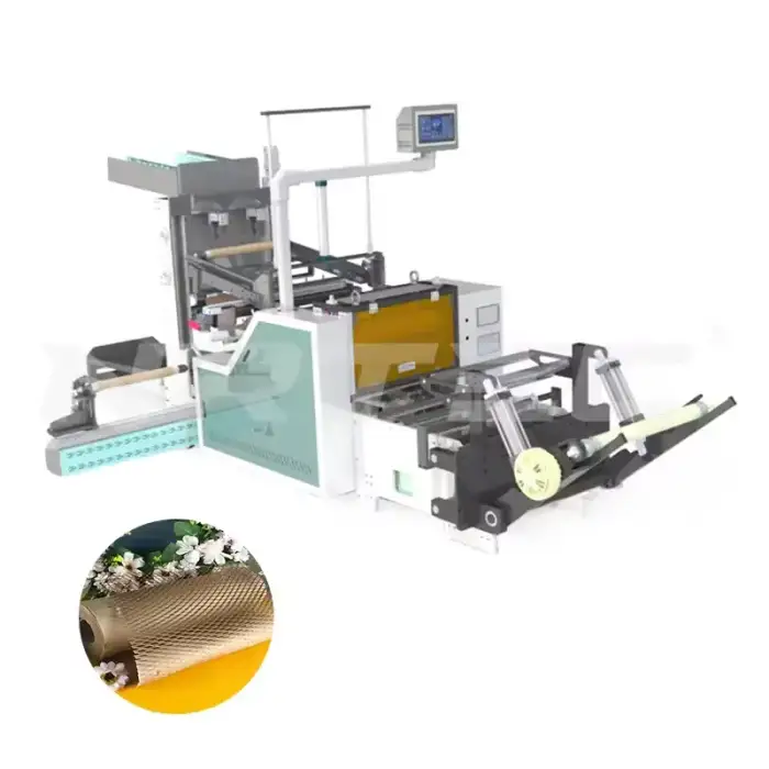 Custom Packing Height Slitting Rewinding Cushion Packaging Protective Kraft Paper Honeycomb Wrap Making Machine