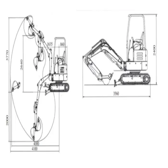 Excavator New Trend Mini Excavator